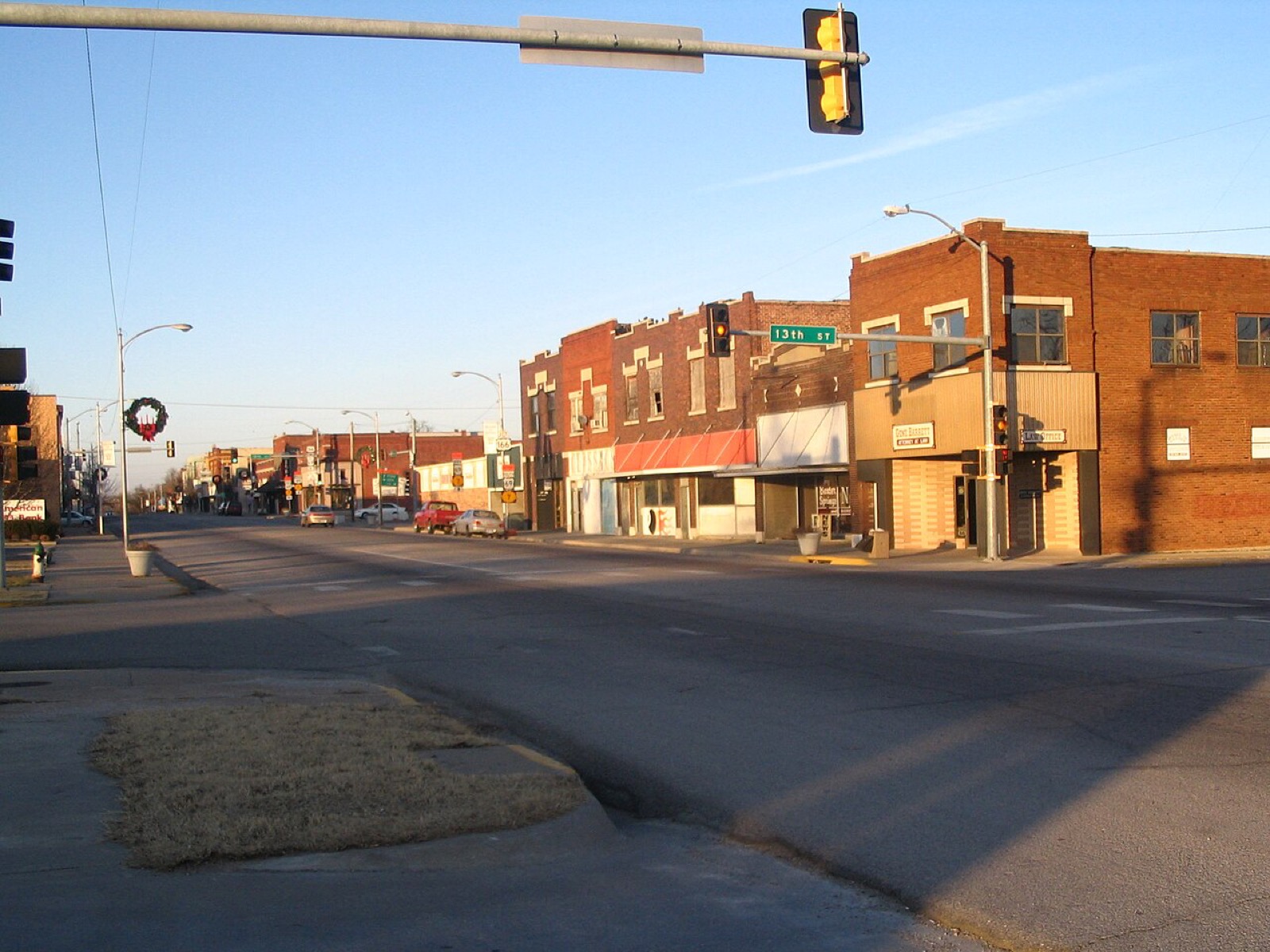 Historic downtown Baxter Springs, Kansas, on Route 66
